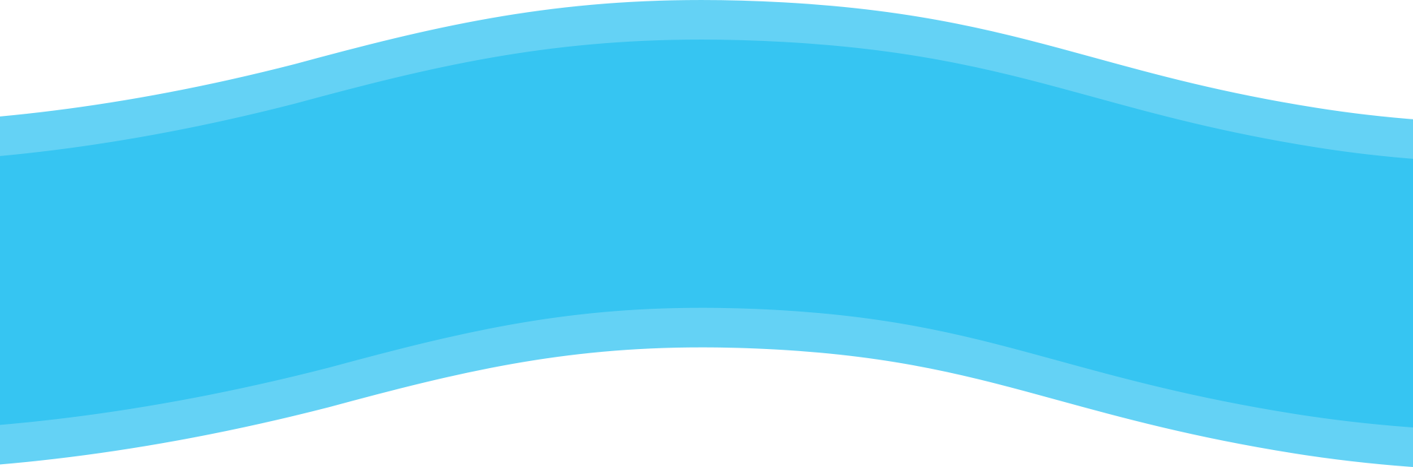 a transparent blue wave